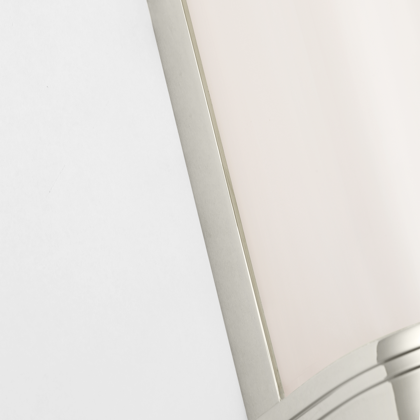Marden 12" Salon Bath Sconce | Polished Nickel | White Glass
