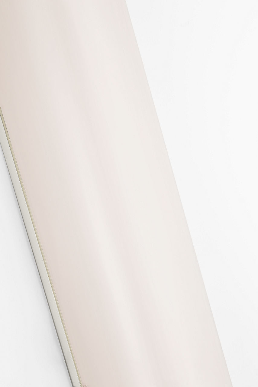 Marden 30" Salon Bath Sconce | Polished Nickel | White Glass
