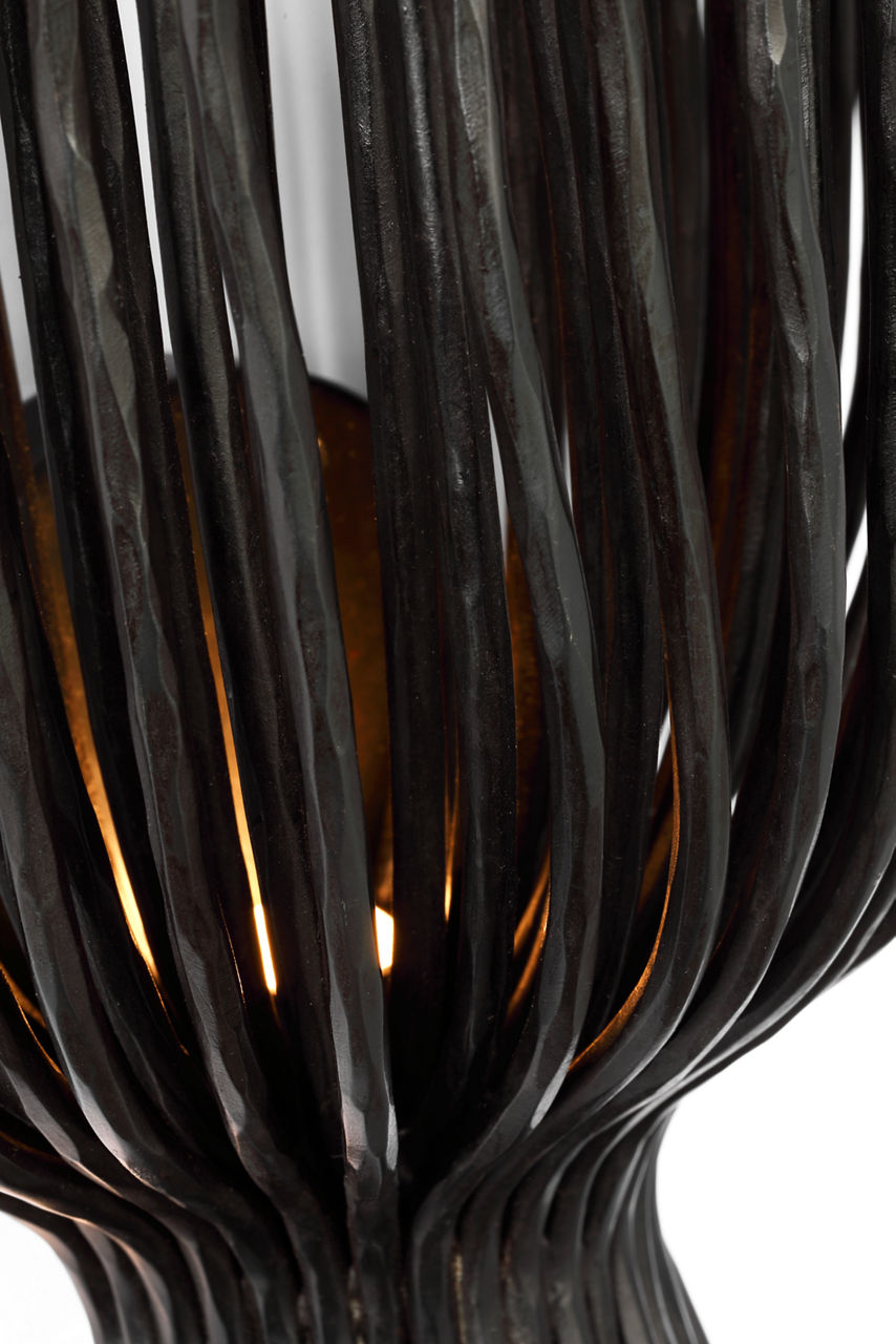 Astra 17" Sculpted Sconce | Aged Iron