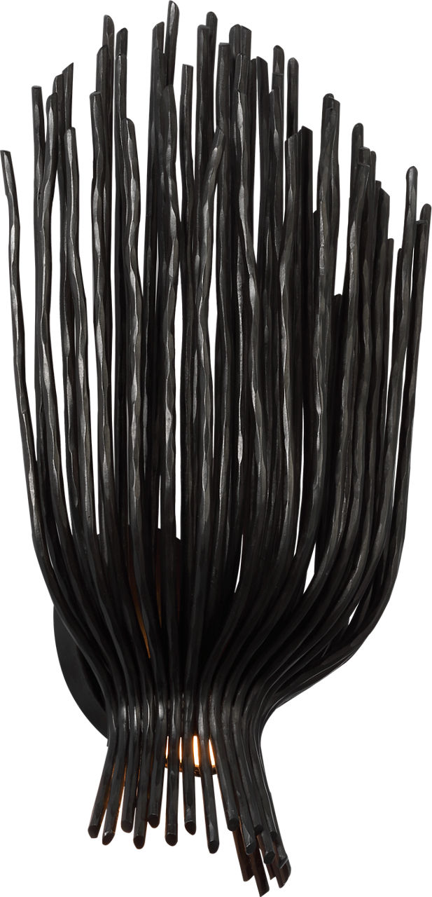 Astra 17" Sculpted Sconce | Aged Iron