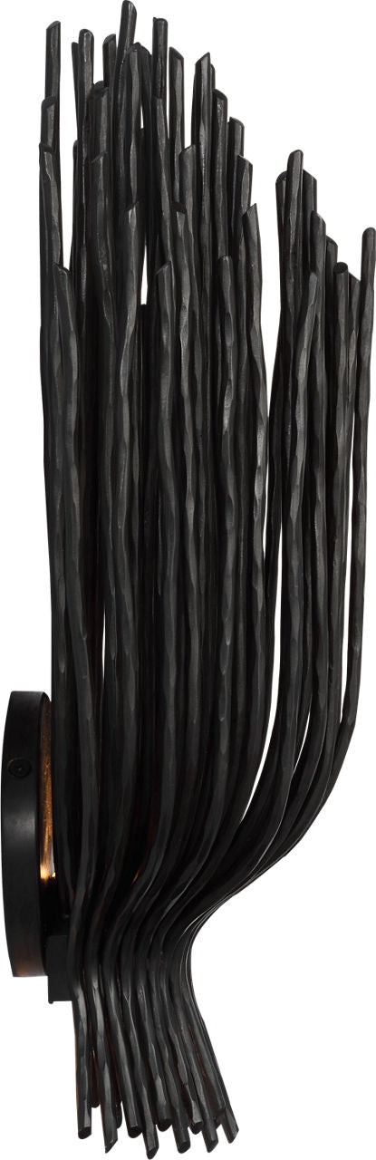 Astra 17" Sculpted Sconce | Aged Iron