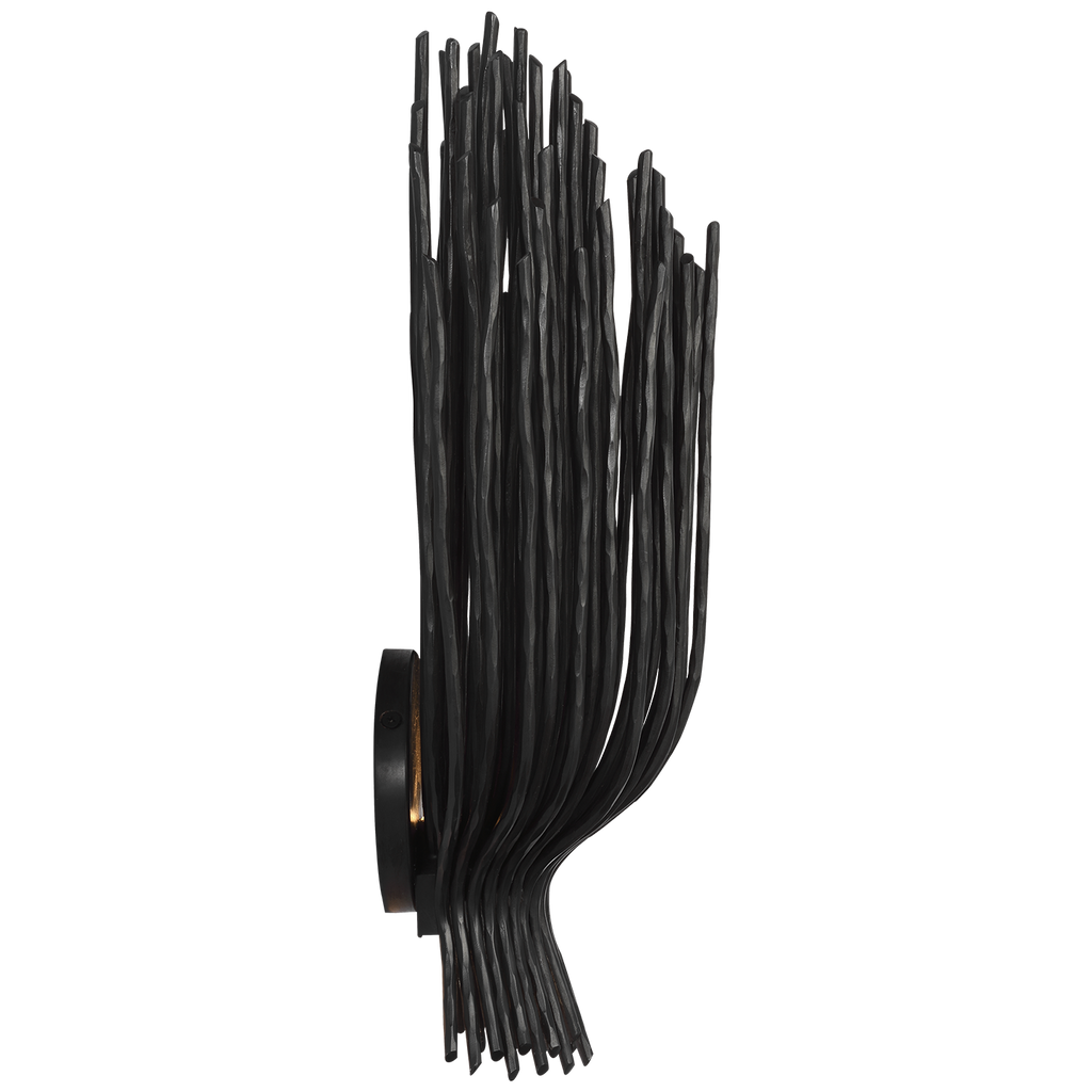 Astra 17" Sculpted Sconce | Aged Iron