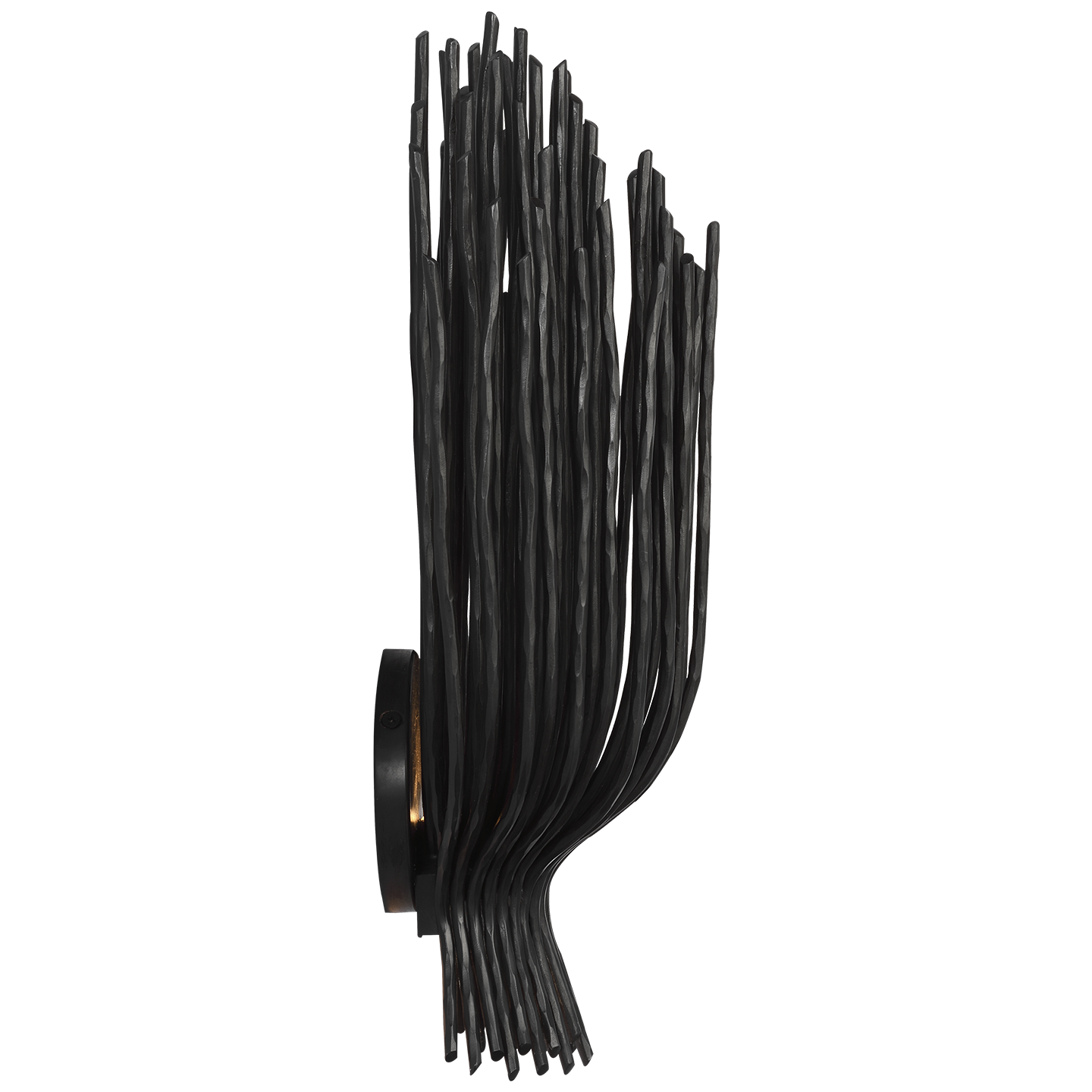 Astra 17" Sculpted Sconce | Aged Iron