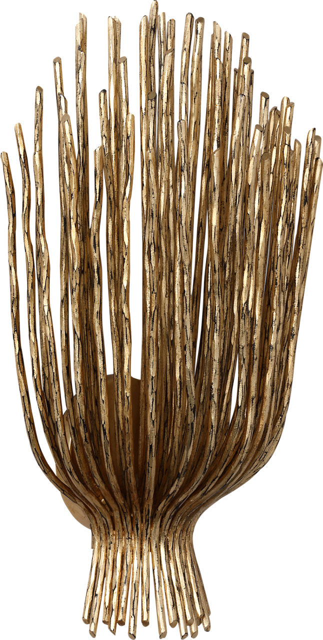 Astra 17" Sculpted Sconce | Gilded Iron