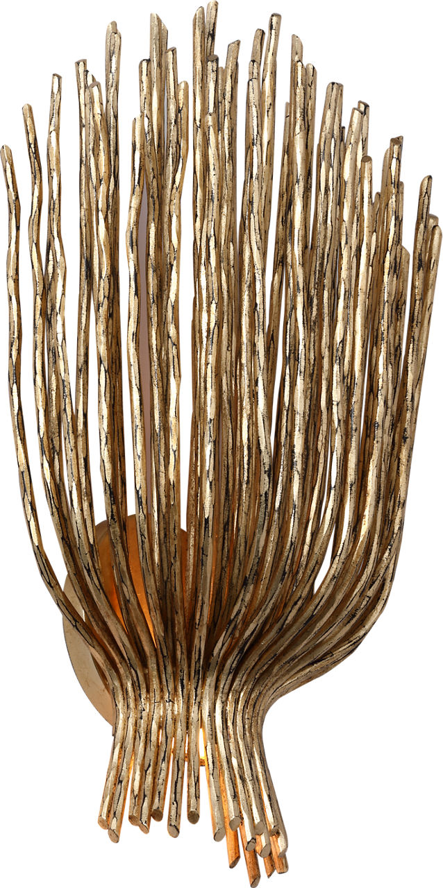 Astra 17" Sculpted Sconce | Gilded Iron
