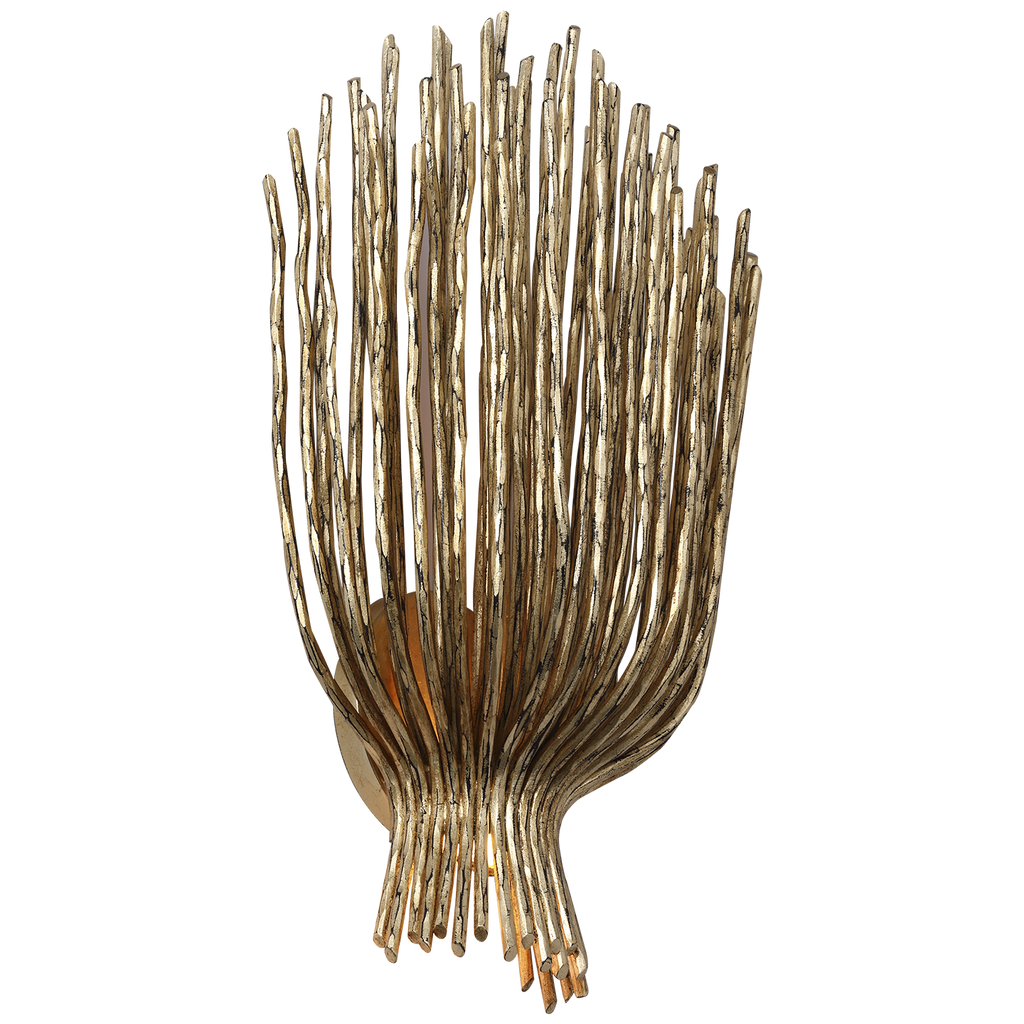 Astra 17" Sculpted Sconce | Gilded Iron