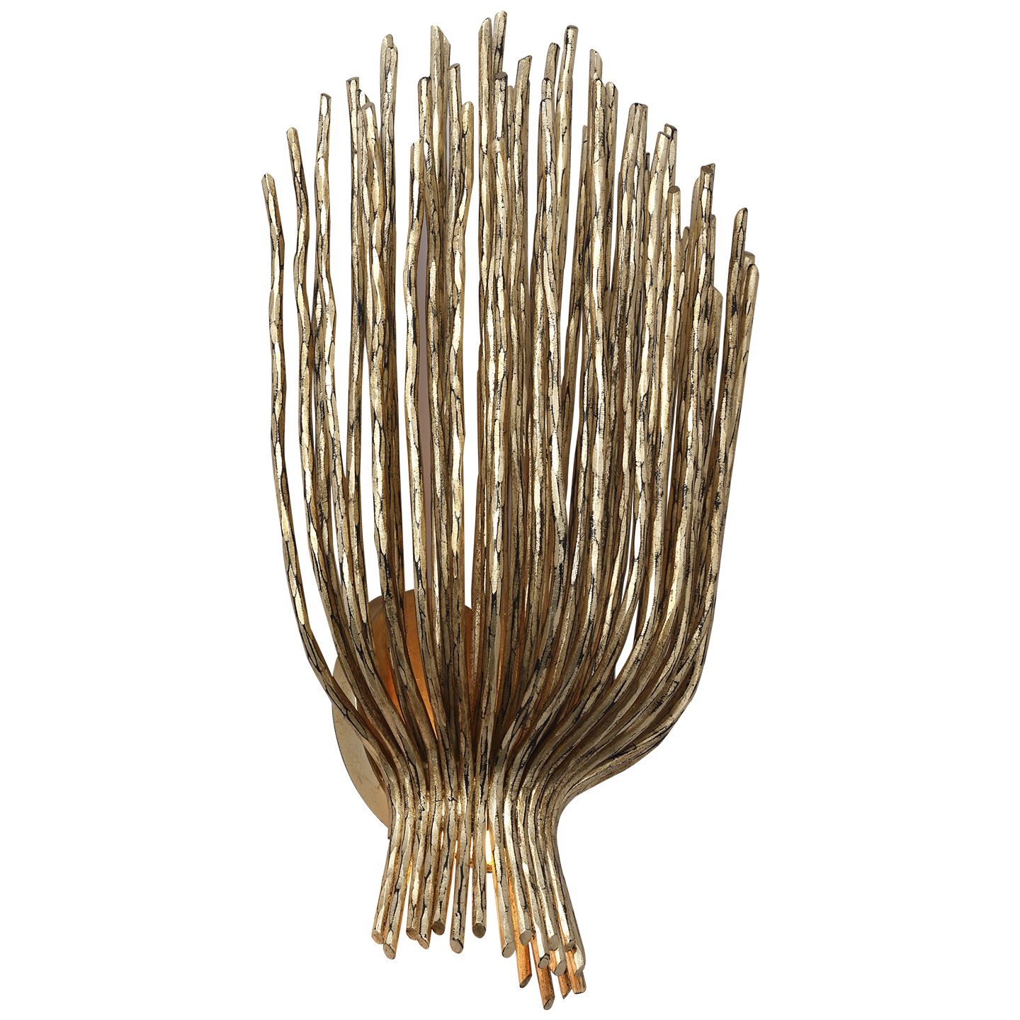 Astra 17" Sculpted Sconce | Gilded Iron
