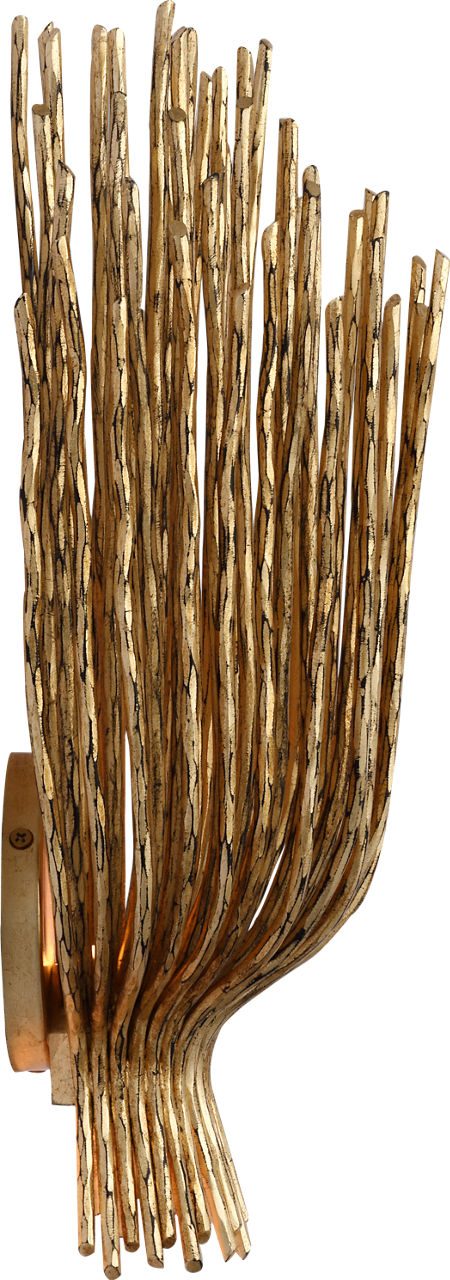 Astra 17" Sculpted Sconce | Gilded Iron