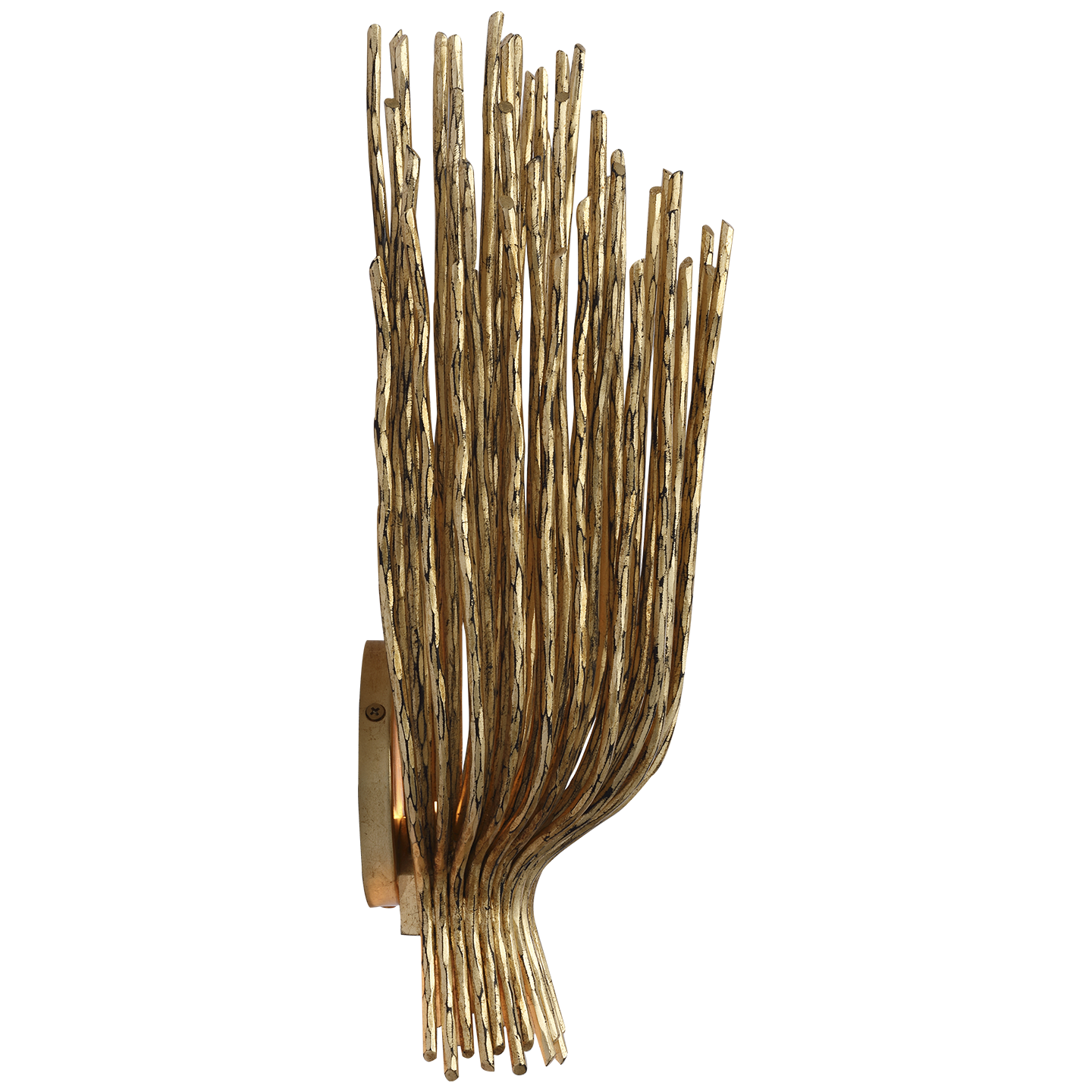 Astra 17" Sculpted Sconce | Gilded Iron