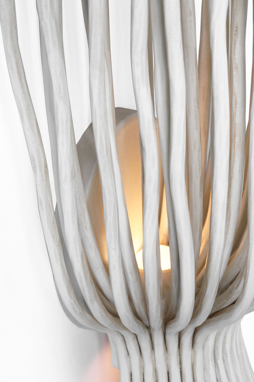 Astra 17" Sculpted Sconce | Waxed Plaster