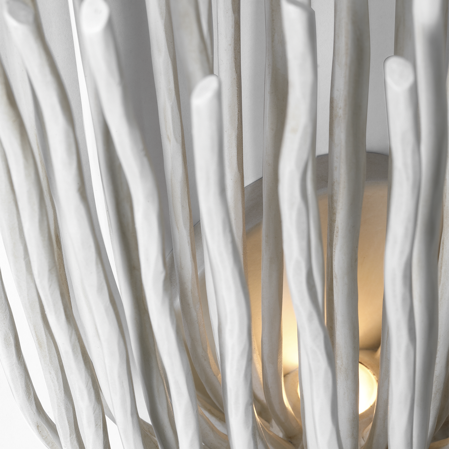 Astra 17" Sculpted Sconce | Waxed Plaster