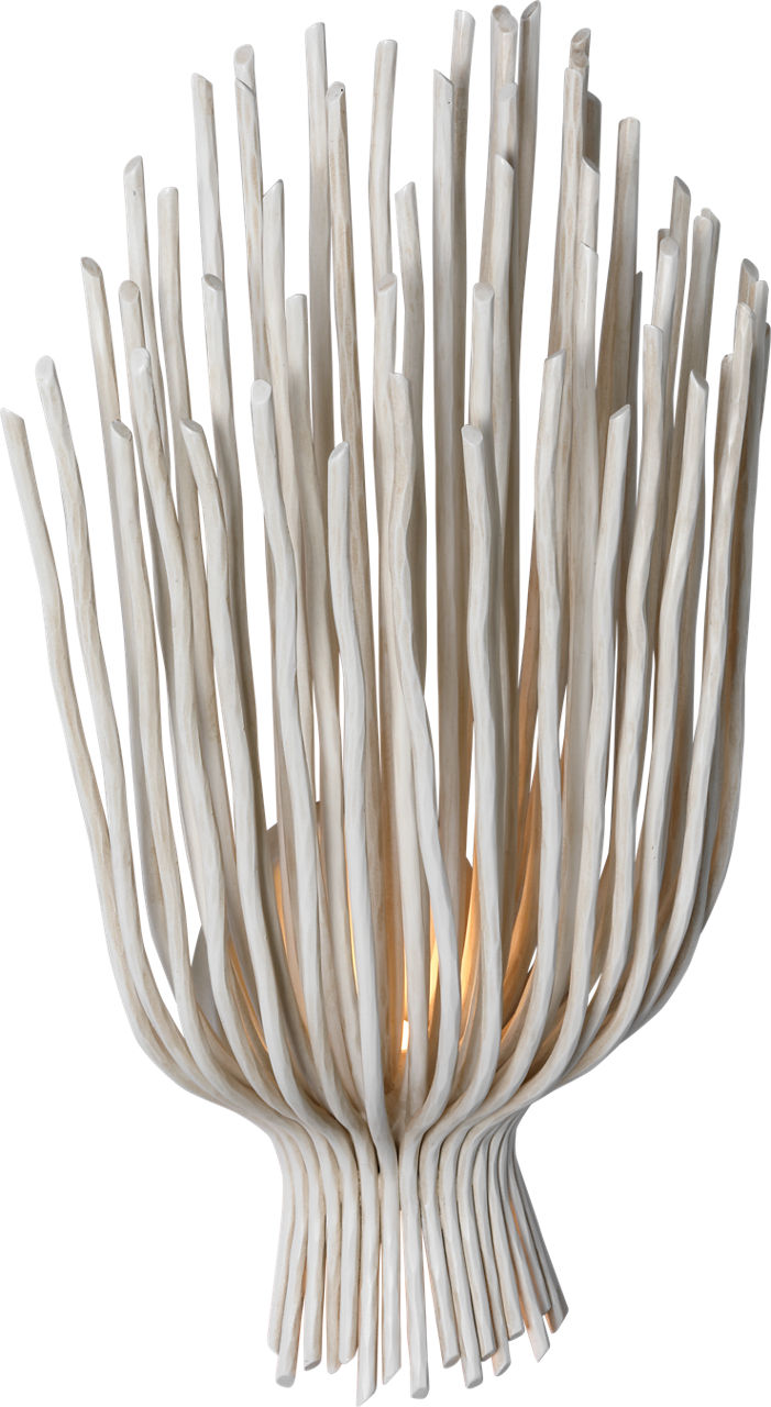 Astra 17" Sculpted Sconce | Waxed Plaster