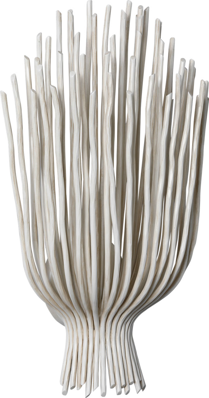 Astra 17" Sculpted Sconce | Waxed Plaster