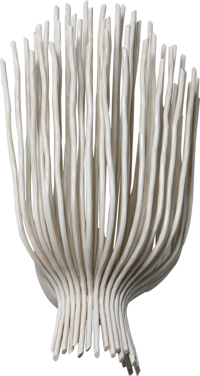 Astra 17" Sculpted Sconce | Waxed Plaster