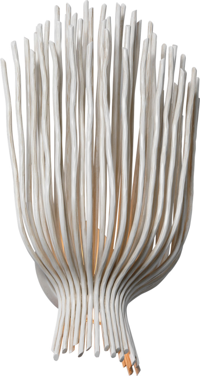 Astra 17" Sculpted Sconce | Waxed Plaster
