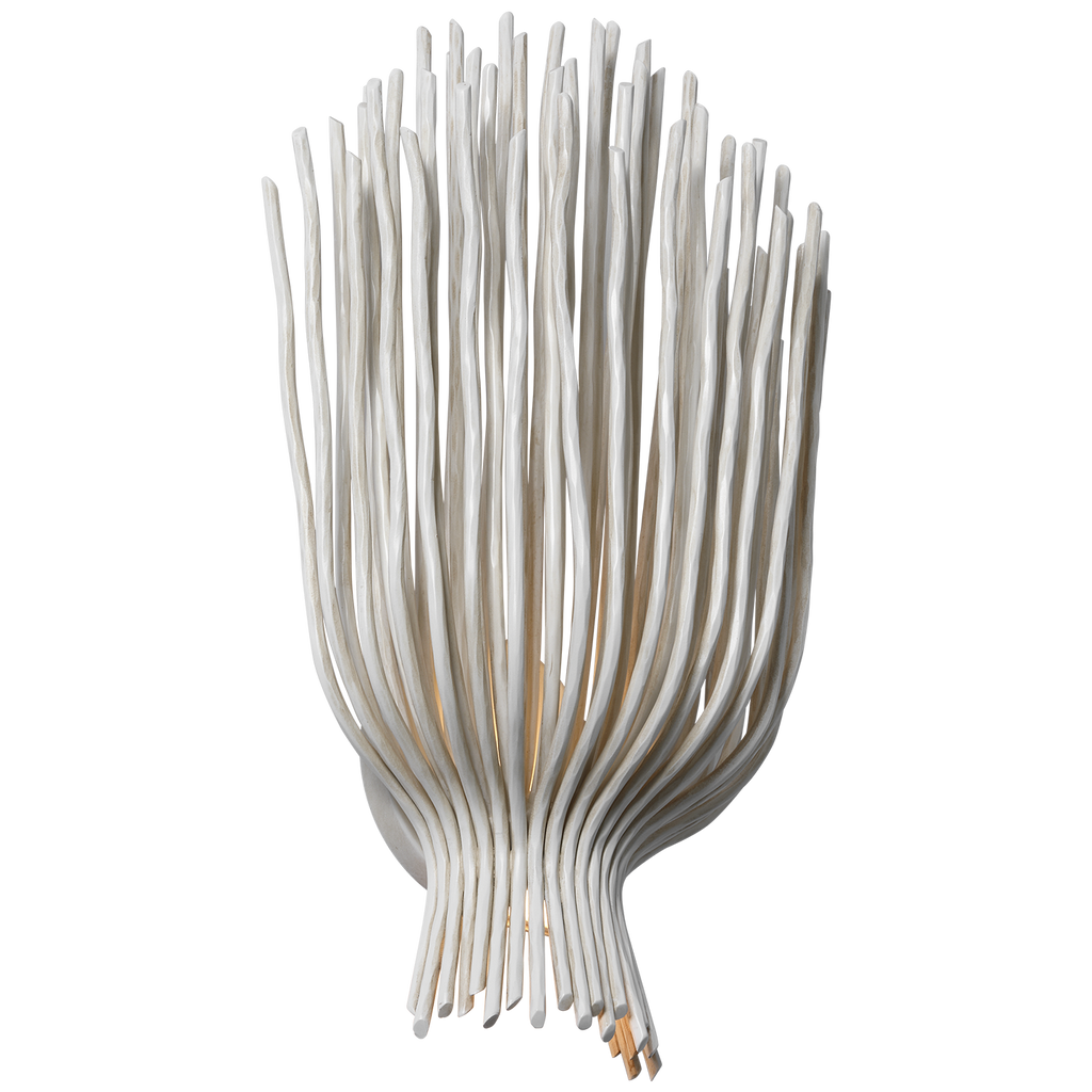 Astra 17" Sculpted Sconce | Waxed Plaster