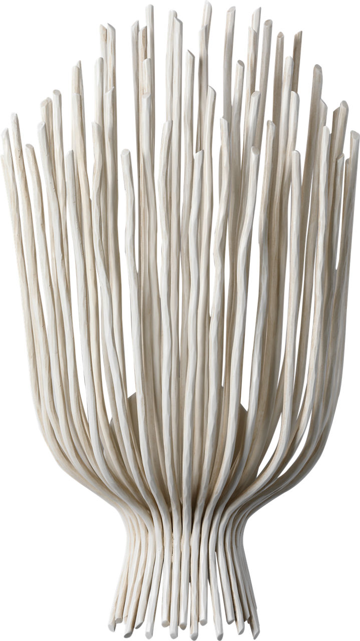 Astra 17" Sculpted Sconce | Waxed Plaster
