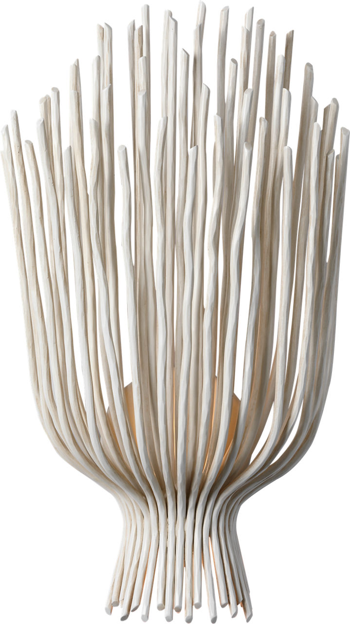 Astra 17" Sculpted Sconce | Waxed Plaster