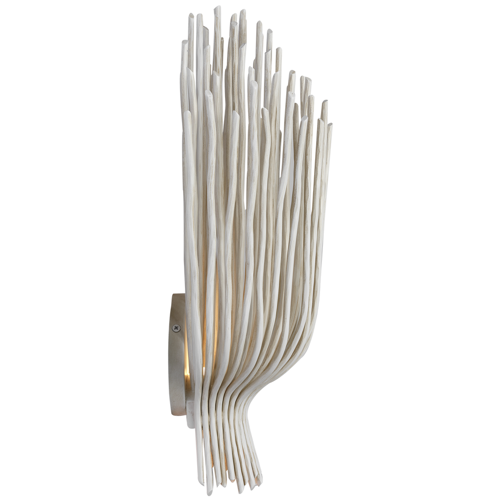 Astra 17" Sculpted Sconce | Waxed Plaster