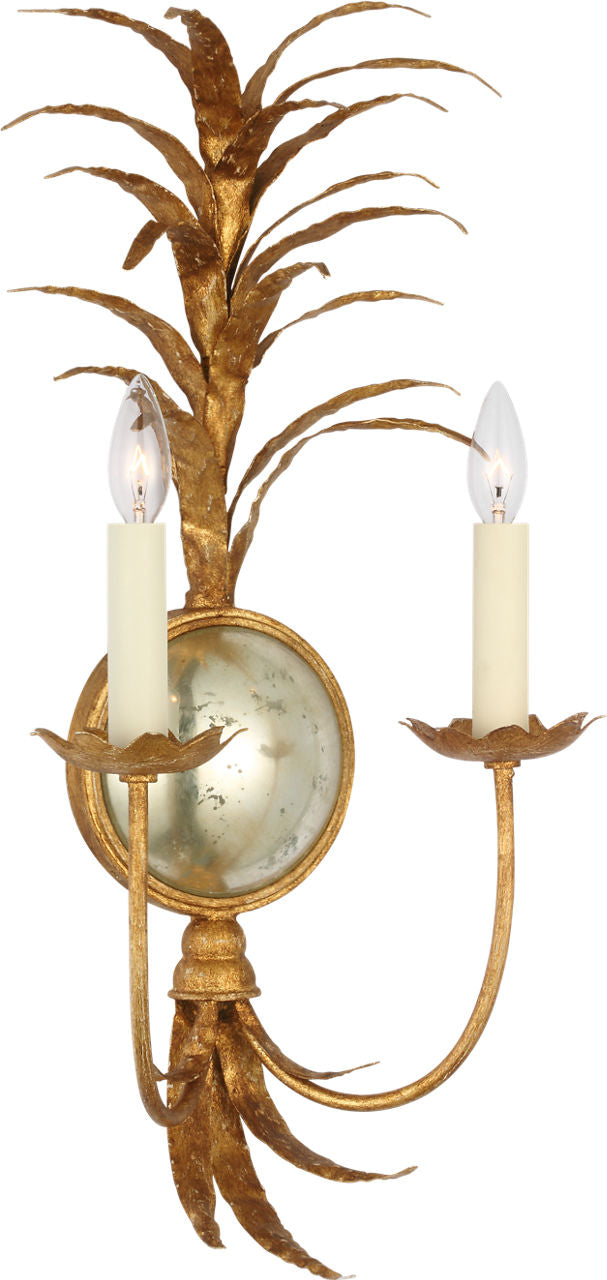 Gramercy 28" Sconce | Gilded Iron