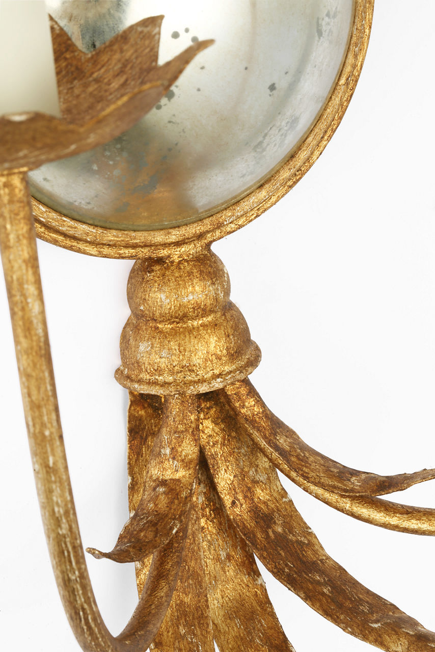 Gramercy 28" Sconce | Gilded Iron
