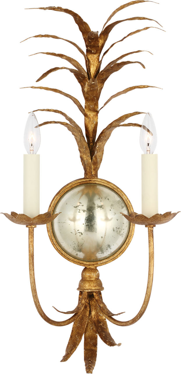 Gramercy 28" Sconce | Gilded Iron