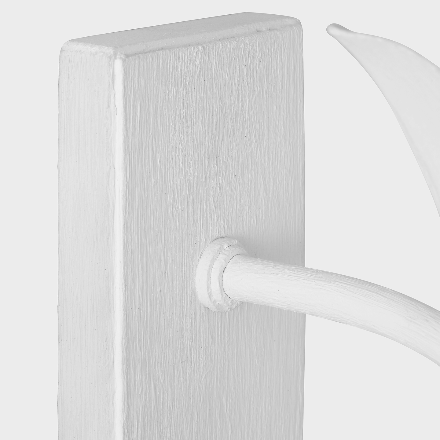 Provenz 20" Tail Sconce | Plaster White | Linen Shade