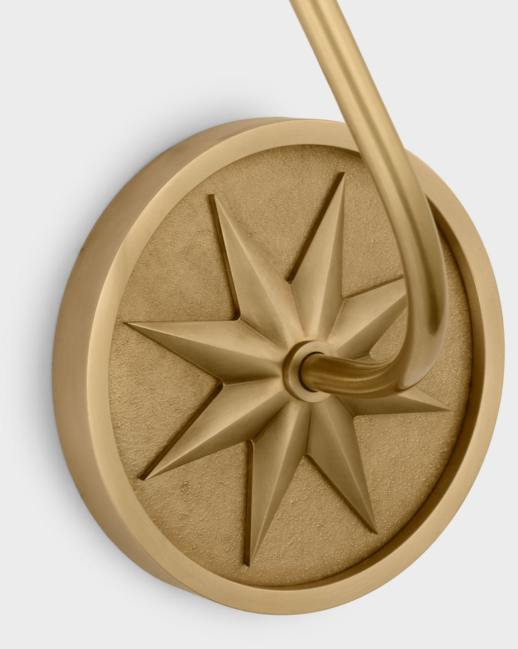 Polaris 15" Sconce | Antique-Burnished Brass | Linen Shade