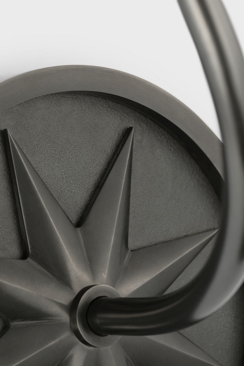 Polaris 15" Sconce | Bronze | Linen Shade