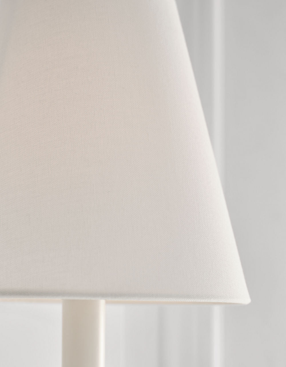 Aiden Large Tail Sconce | Gilded Iron | Linen Shade