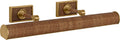 Halwell 24" Picture Light | Antique-Burnished Brass and Natural Woven Rattan