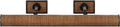 Halwell 24" Picture Light | Bronze and Natural Woven Rattan
