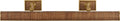 Halwell 30" Picture Light | Antique-Burnished Brass and Natural Woven Rattan