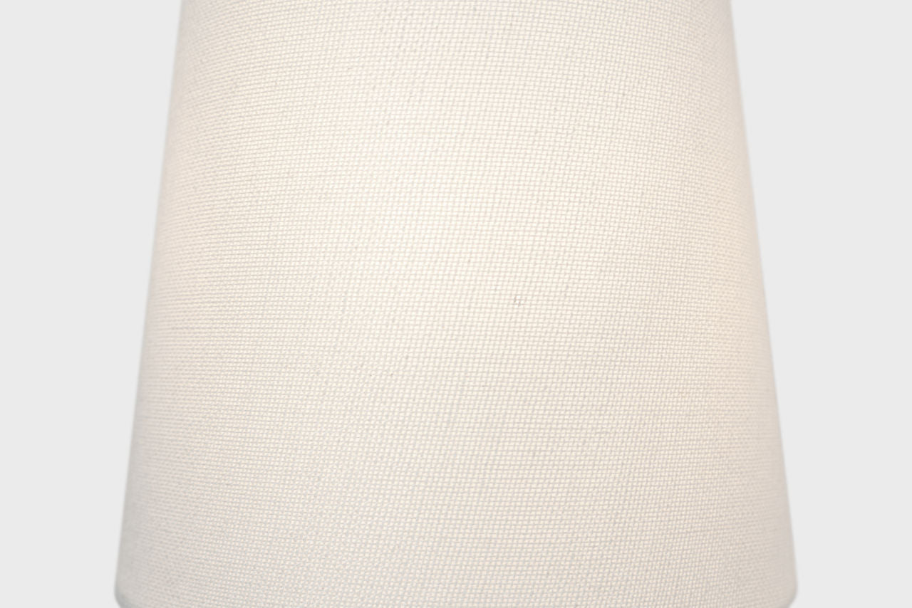 Amalfi 15" Double Sconce | Plaster White | Linen Shades