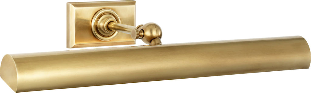 Cabinet Maker 18" Cordless Picture Light | Antique-Burnished Brass