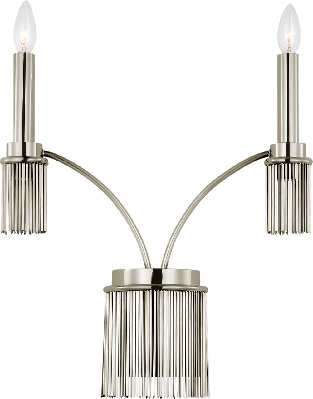 Sutton Double Sconce | Polished Nickel