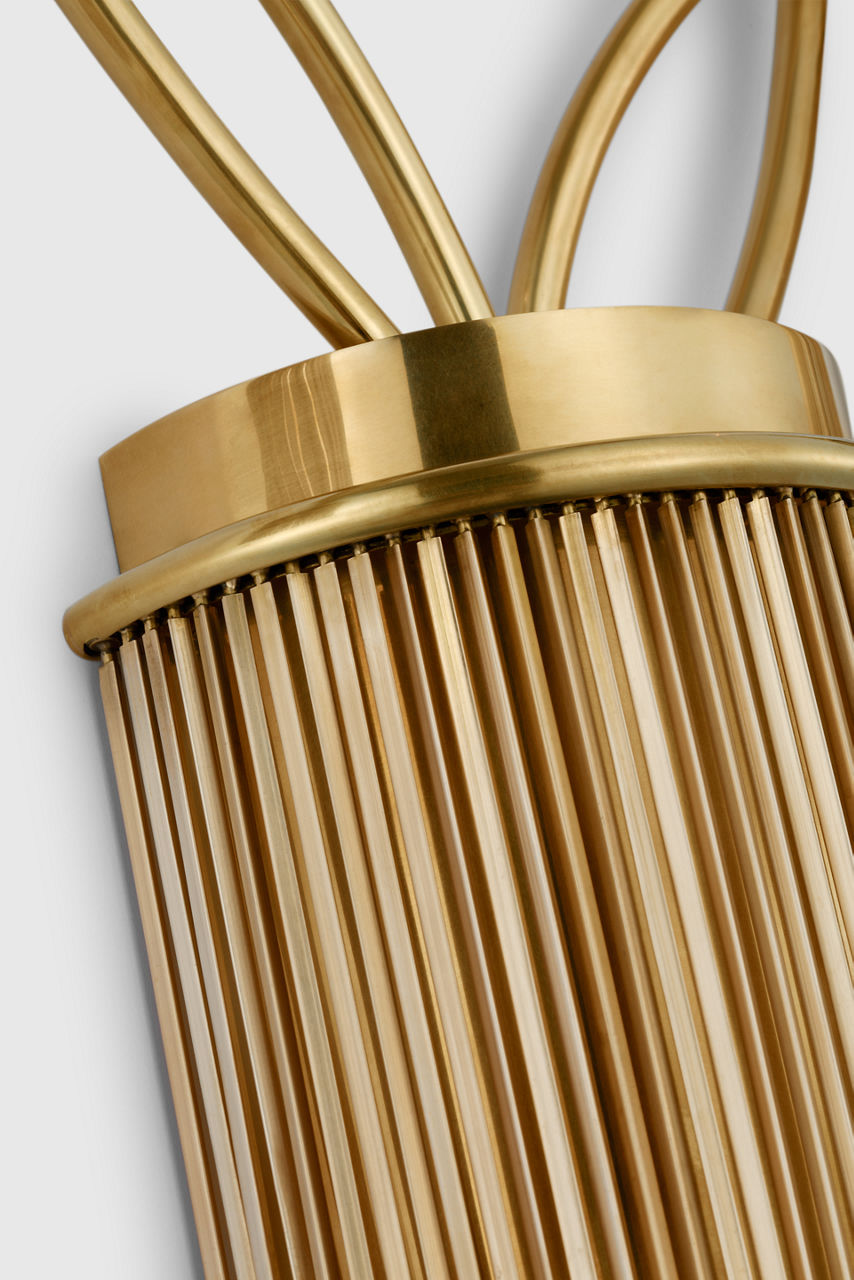 Sutton 4-Light Sconce | Antique-Burnished Brass