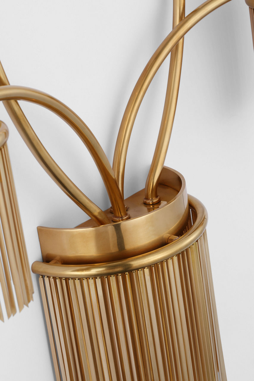 Sutton 4-Light Sconce | Antique-Burnished Brass