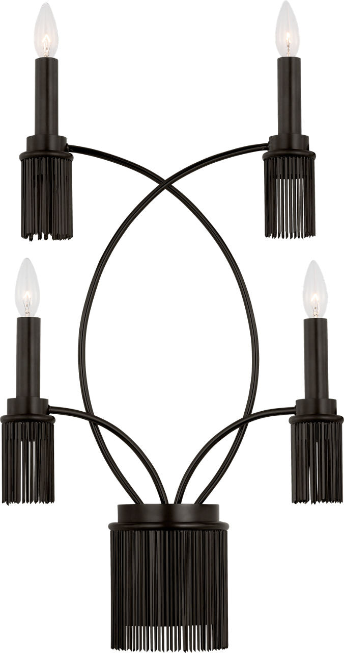 Sutton 4-Light Sconce | Bronze