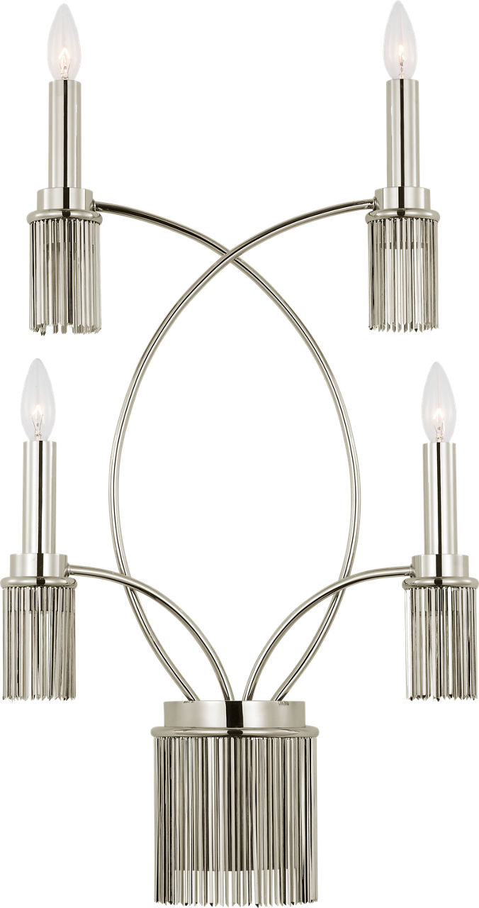 Sutton 4-Light Sconce | Polished Nickel