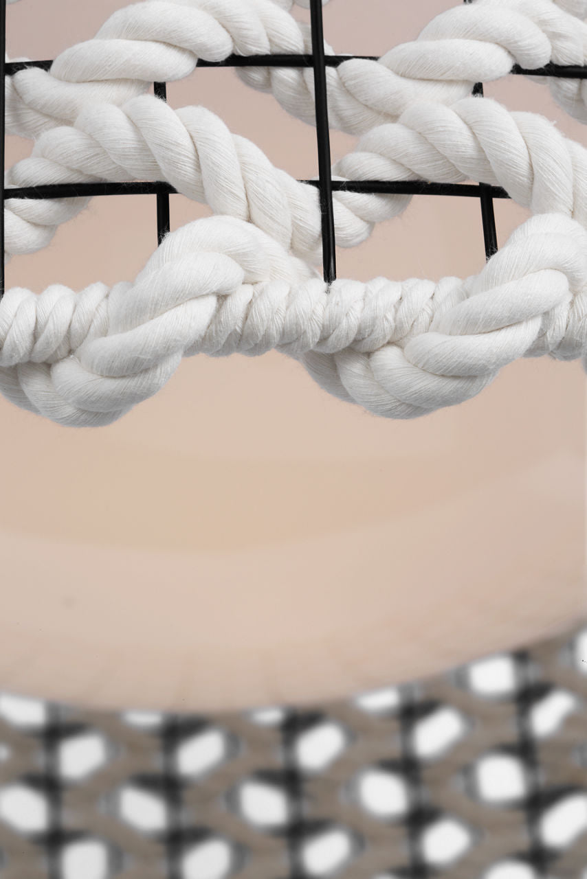 Catania 40" Hanging Shade | Bronze | Cream Woven Rope