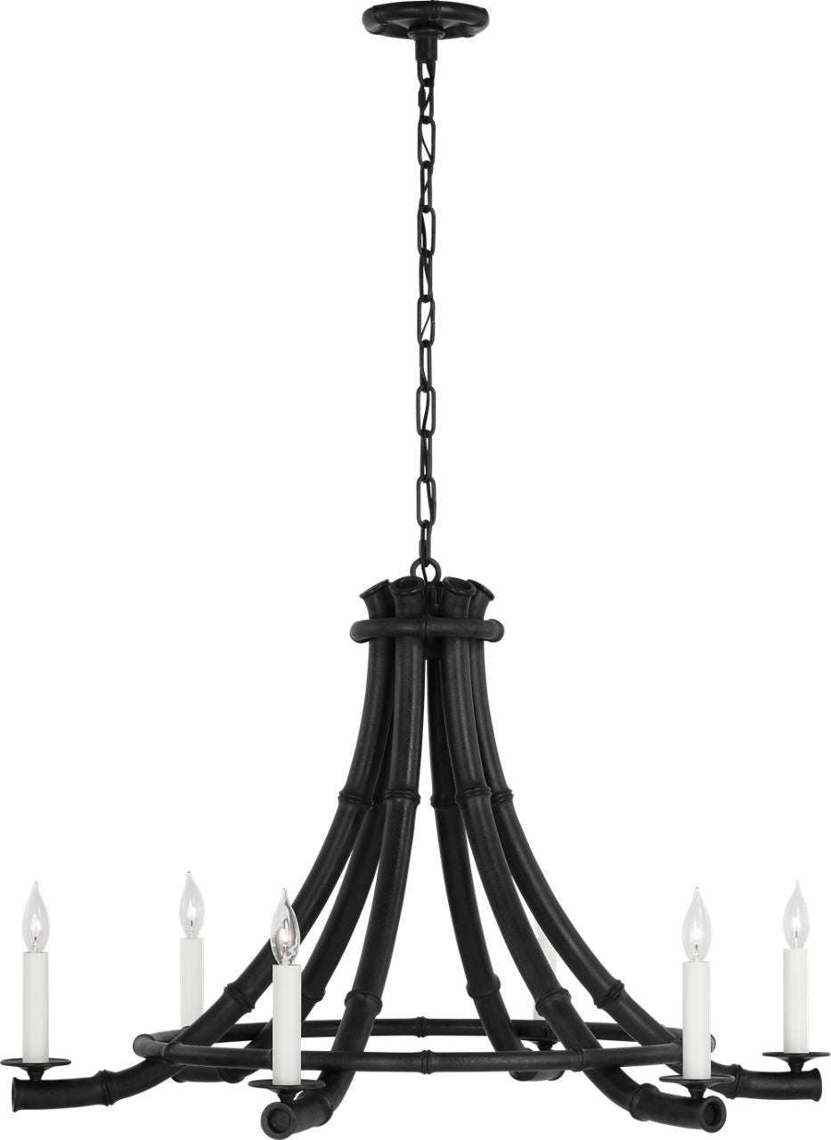 Alana 39" Chandelier | French Rust