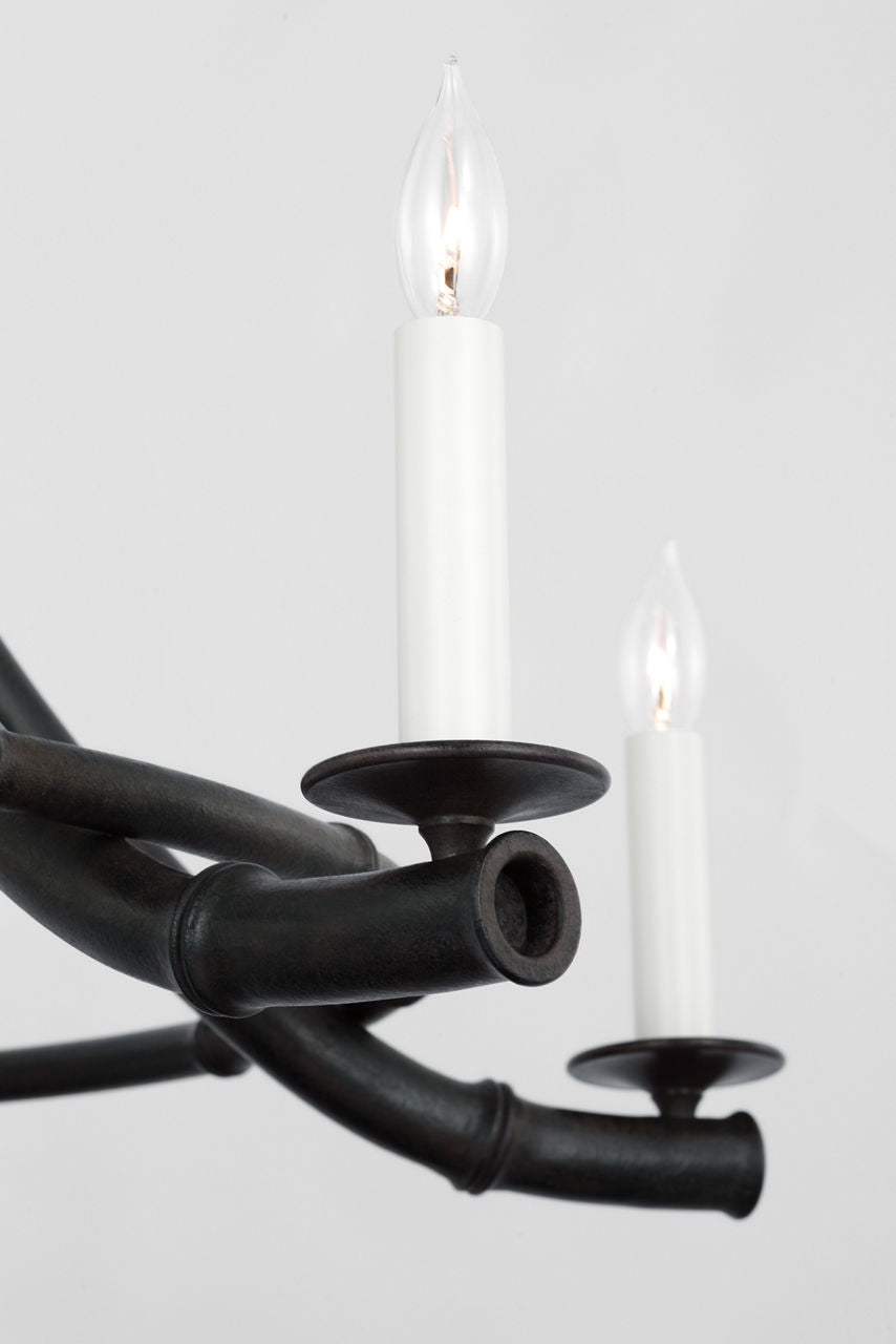 Alana 39" Chandelier | French Rust