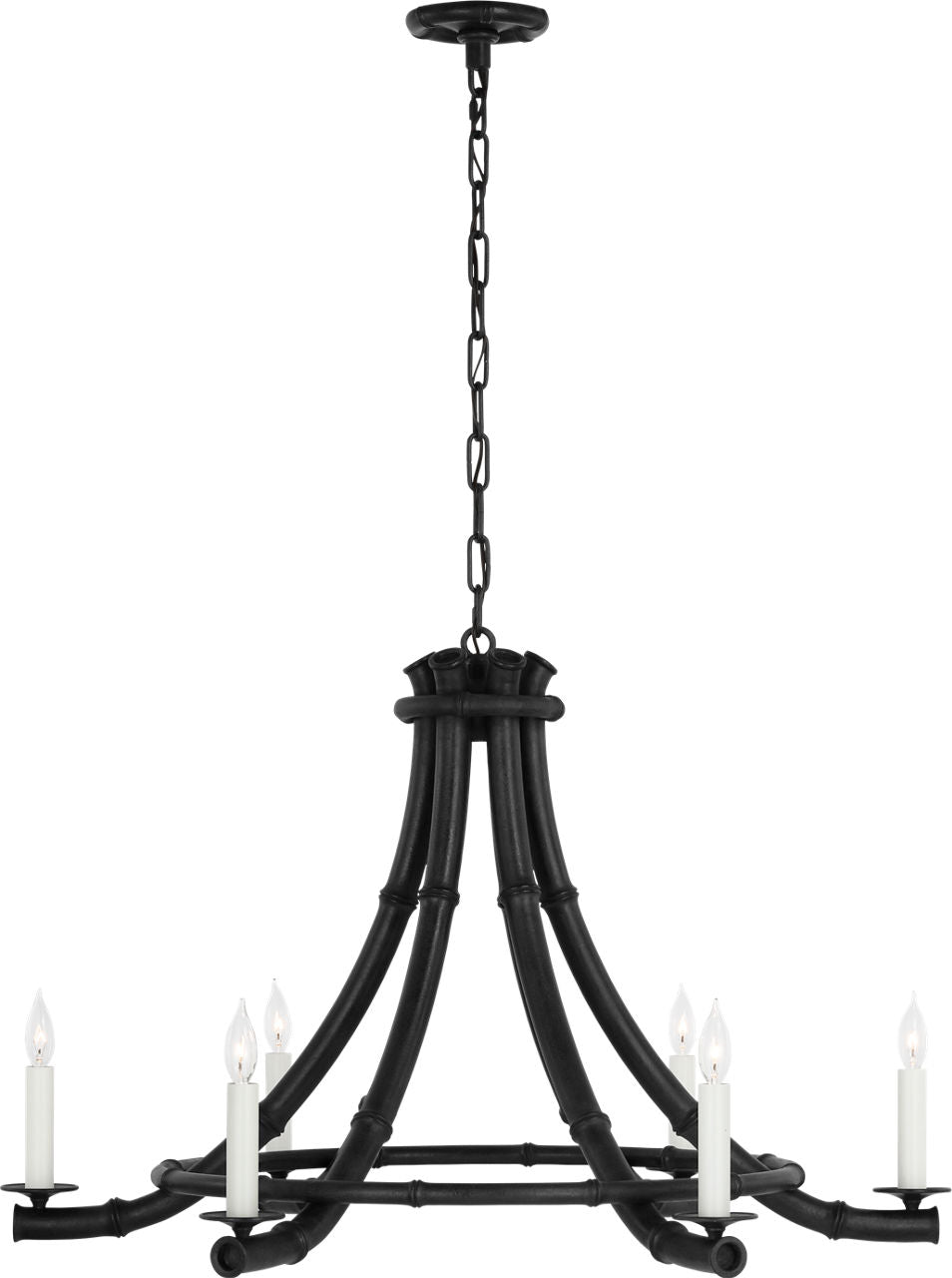 Alana 39" Chandelier | French Rust