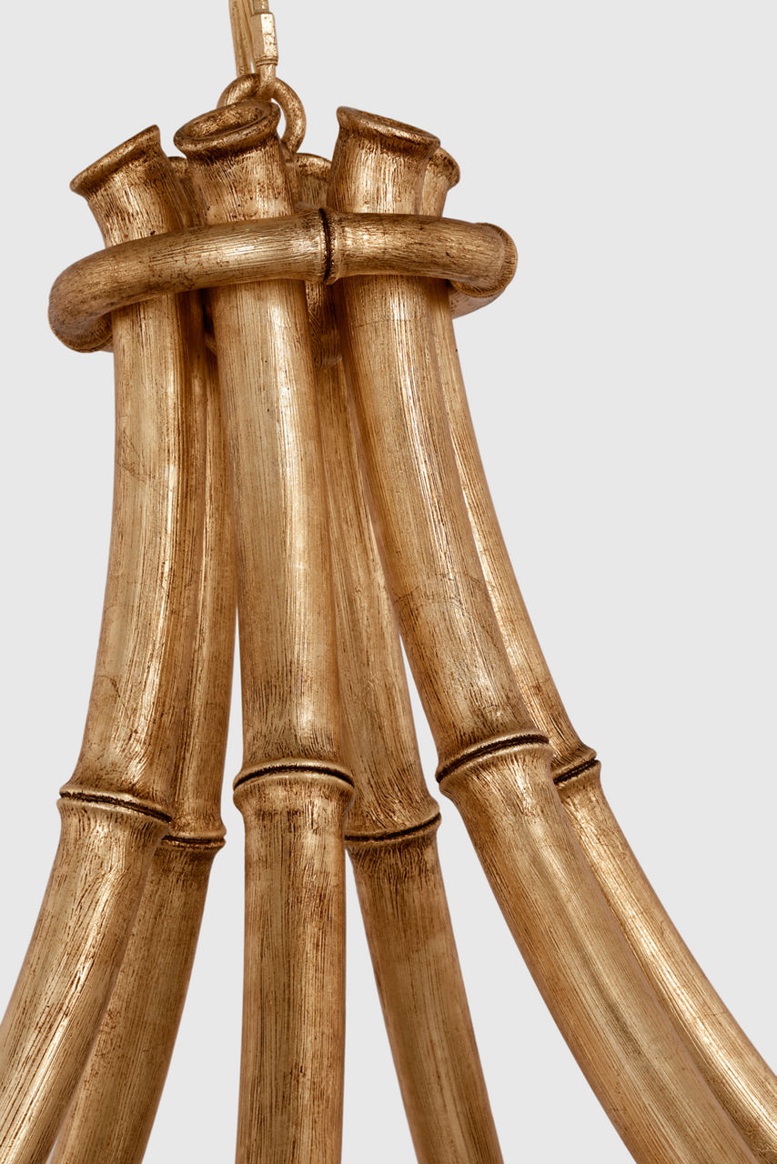 Alana 39" Chandelier | Gilded Plaster