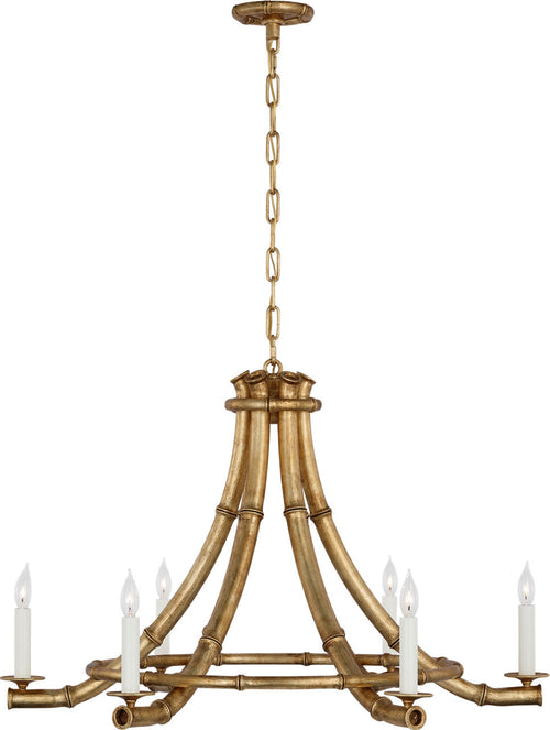 Alana 39" Chandelier | Gilded Plaster