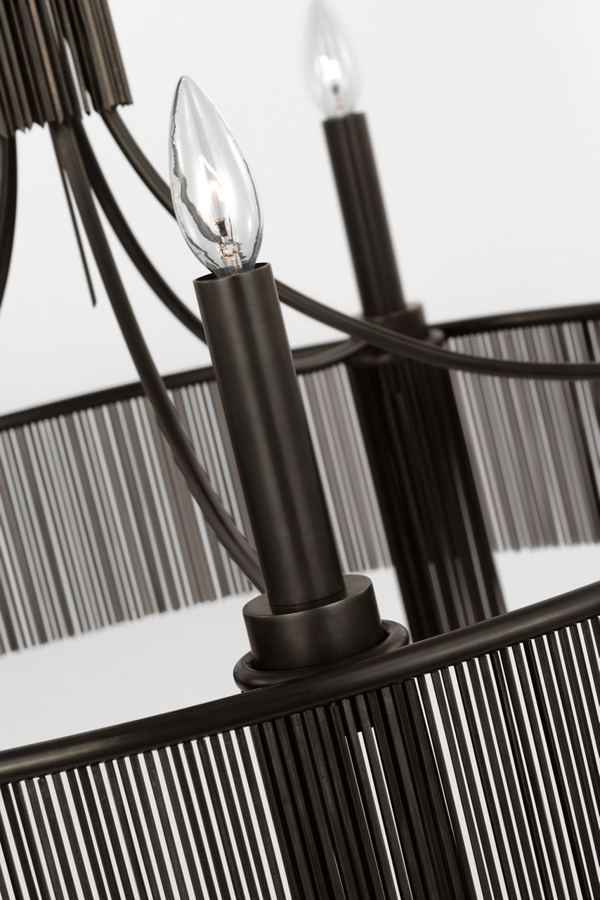 Sutton 34" Chandelier | Bronze