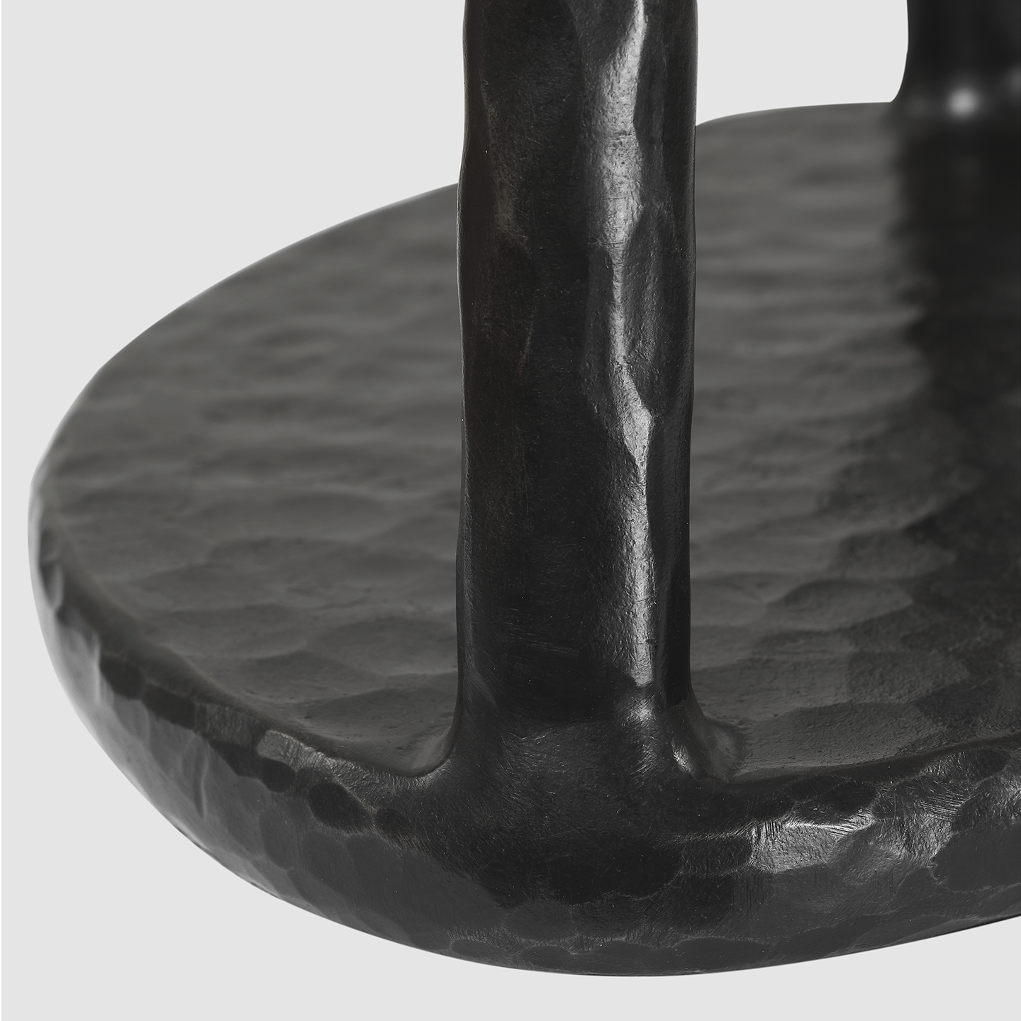 Cesta 60" Sculpted Floor Lamp | Aged Iron | Linen Shade