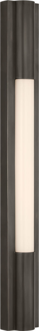 Ellington 24" Slimline Bath Light | Bronze | White Glass