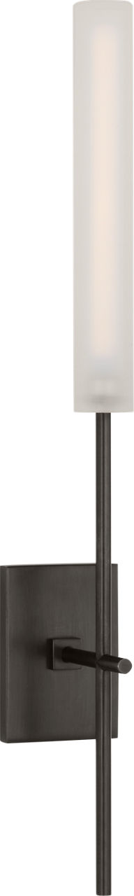 Fay 18" Sconce | Bronze | Frosted Glass